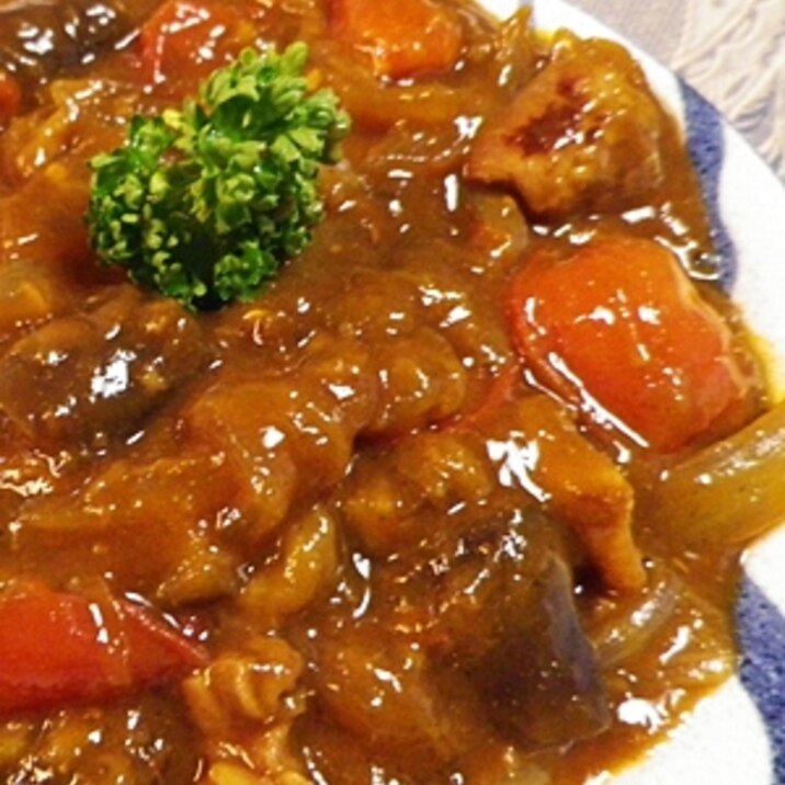 豚茄子トマトのカレー煮